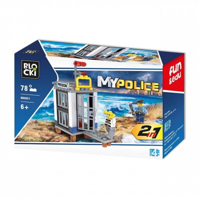 Klocki Blocki MyPolice 2 W 1 78 el.