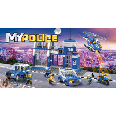 Klocki Blocki MyPolice 2 W 1 78 el.