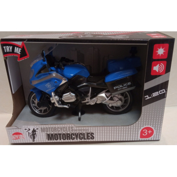 Zabawka motor motocykl na baterie z dźwiękami 8351