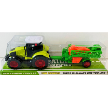 Zabawka traktor z maszyną rolniczą 2136