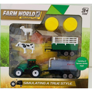 Zestaw rolniczy traktor zwierzęta dla chłopca 7340
