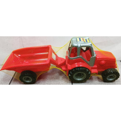 Zabawka traktor ciągnik z przyczepą dla dzieci 0206