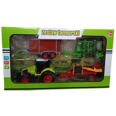 Zestaw rolniczy traktor z maszynami rolniczymi 9440