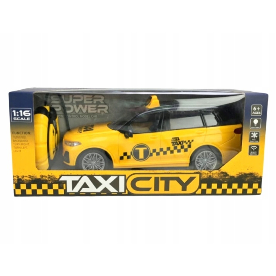 Zdalnie sterowany SUV TAXI w kolorowym pudełku
