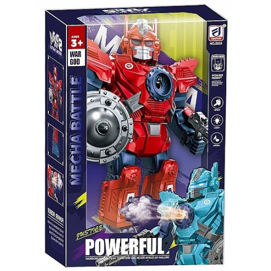 Interaktywny robot 29 cm z parą, światłem i dźwiękiem – model 2777