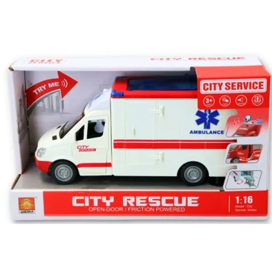 Karetka pogotowia zabawka światła i dźwięki