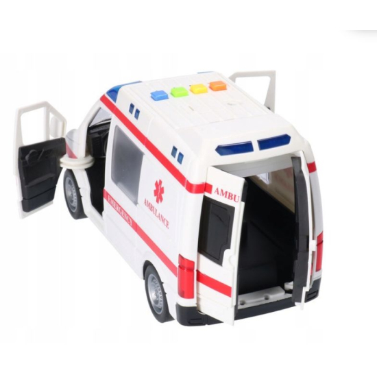 interaktywne auto ratunkowe 4 przyciski funkcyjne