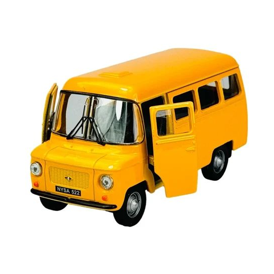 Metalowy samochód PRL NYSA 522 z otwieranymi drzwiami