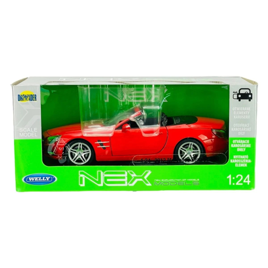 Model Mercedes SL 500 V8 2012 1:24 z otwieranymi drzwiami