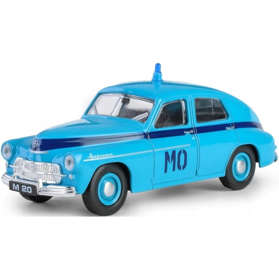 Warszawa M20 MO niebieski model kolekcjonerski Daffi