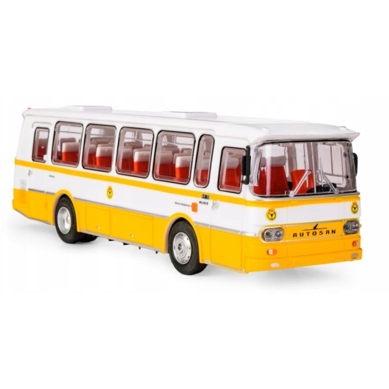 Model autobusu PKS Autosan H9-20 PRL 1:43 widok przód bok
