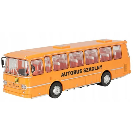Autosan H9-20 Autobus Szkolny model kolekcjonerski PRL 1:43 przód bok