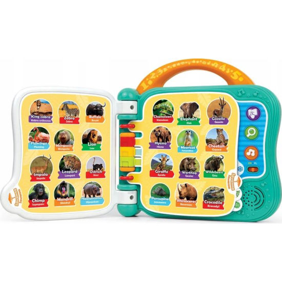 Edukacyjna książeczka interaktywna z quizami i melodiami