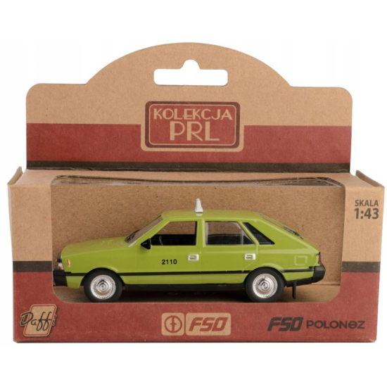FSO Polonez Taxi zielony – model metalowy 1:43 Daffi