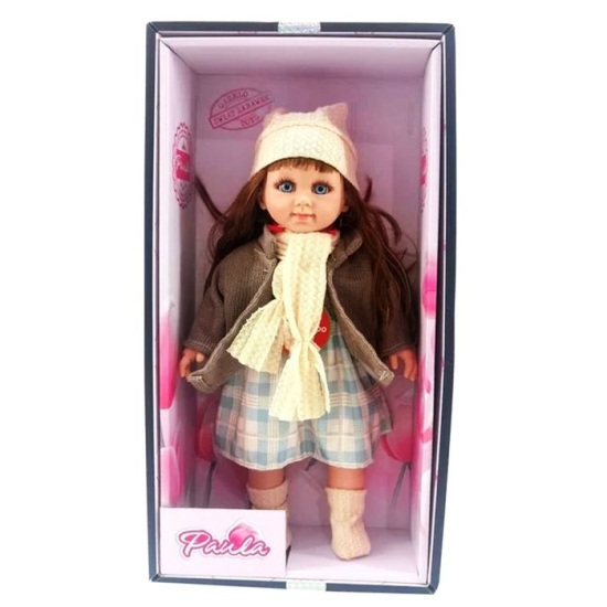 Lalka Paula 40 cm w eleganckim ubranku – interaktywna mówiąca po polsku