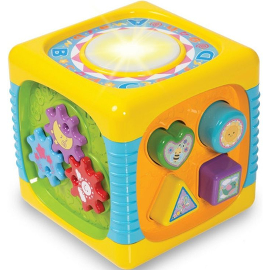 ostka edukacyjna Smily Play z sorterem i kolorowymi elementami