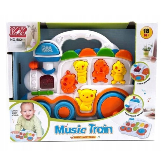 Interaktywne organki muzyczne Lokomotywa dla dzieci