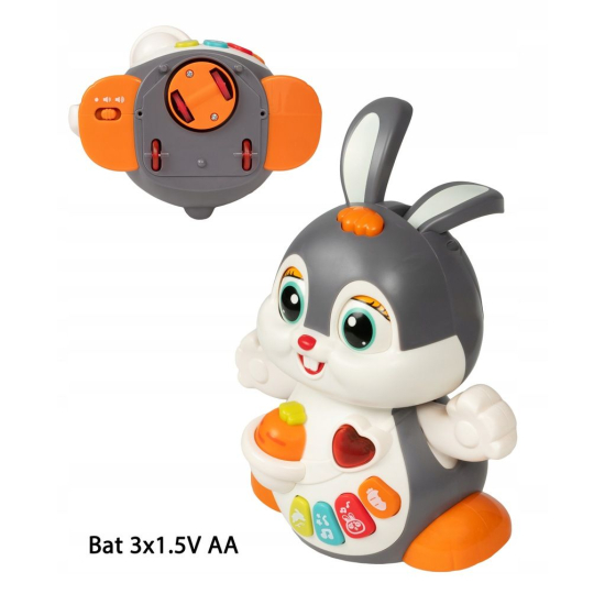 tańczący królik interaktywny z melodyjkami