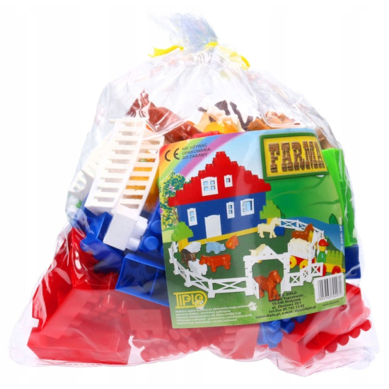 Zestaw klocków Diplo Duża Farma ze zwierzętami gospodarskimi