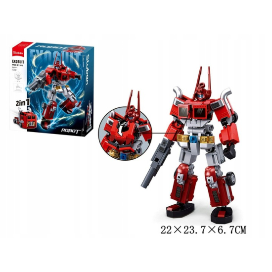 klocki Sluban EXOSUIT robot 2w1 260 elementów