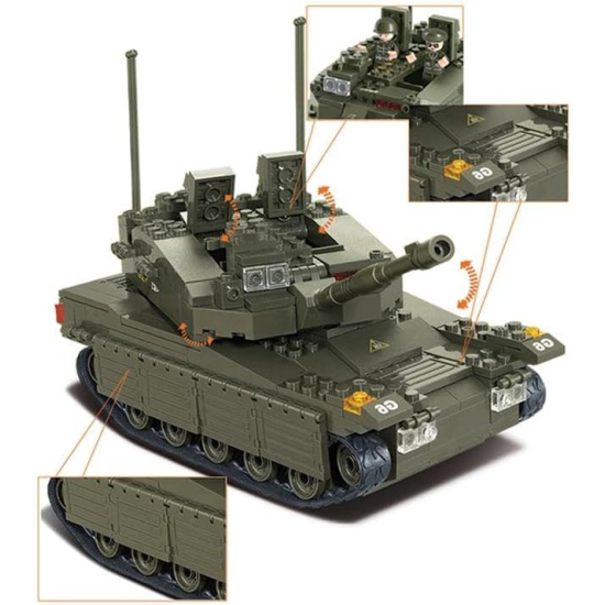 Klockni Sluban B0305 czołg na gąsienicach wojsko żołnierze
