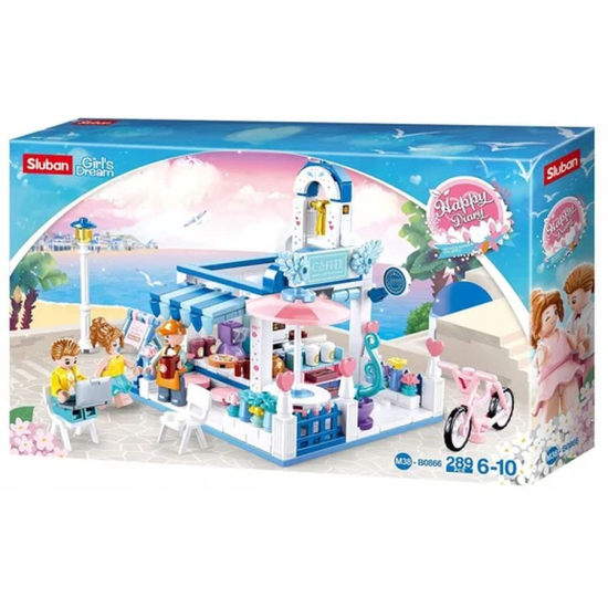 klocki sluban kawiarnia przy plaży m38-b0866 zestaw 289 elementów