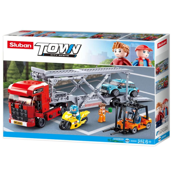 Klocki Sluban b0880 tir auto laweta pomoc drogowa 542el.