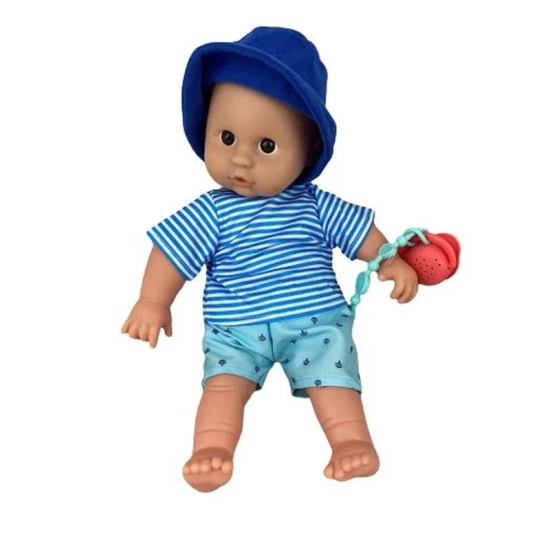 Lalka bobas w kapeluszu ze smoczkiem z dźwiękiem 1809