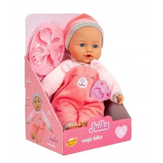 Interaktywna lalka Julka ucząca polskiego i angielskiego