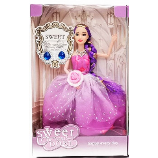 lalka modowa w sukni wieczorowej prezent dla dziecka