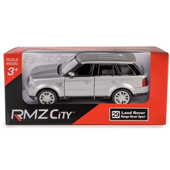 Model metalowy RMZ City Land Rover Range Rover Sport skala 1:36 w oryginalnym czerwonym pudełku z okienkiem