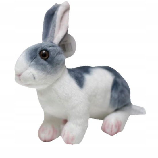 miękka przytulanka królik z długimi uszami