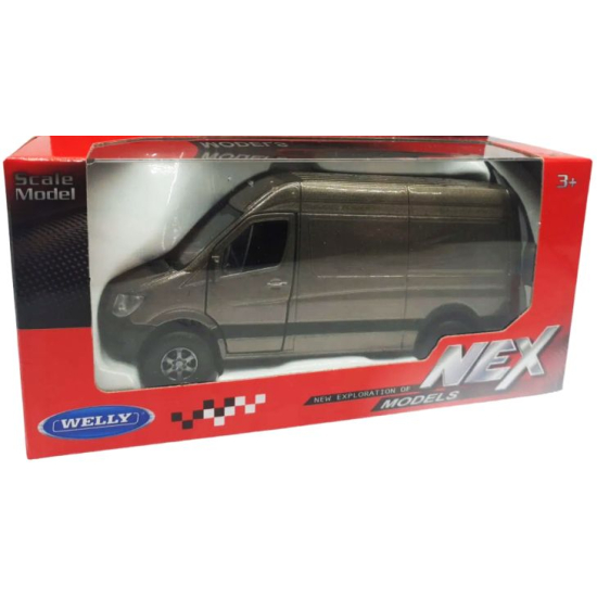 Metalowy model Mercedes-Benz Sprinter Welly NEX w opakowaniu window box