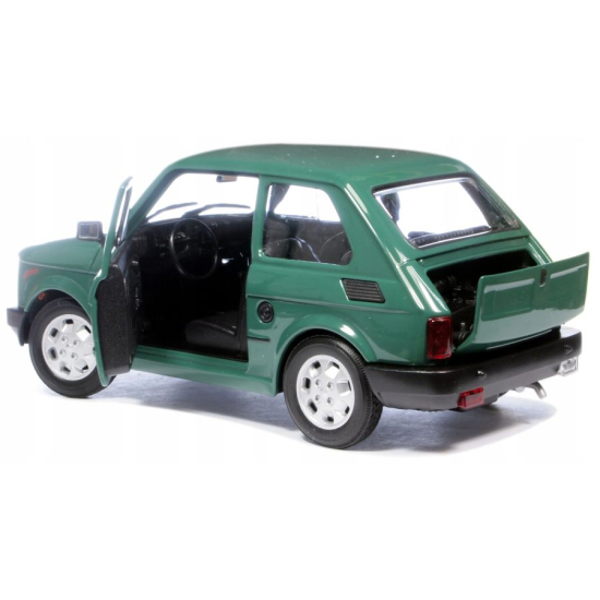 FIAT 126p MALUCH PRL 1:24 WELLY – Metalowy Model z Otwieranymi Drzwiami FIAT 126p MALUCH PRL 1:24 WELLY – Metalowy Model z Otwieranymi Drzwiami