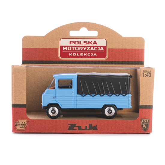 FSC Żuk niebieski model kolekcjonerski PRL 1:43 DAFFI