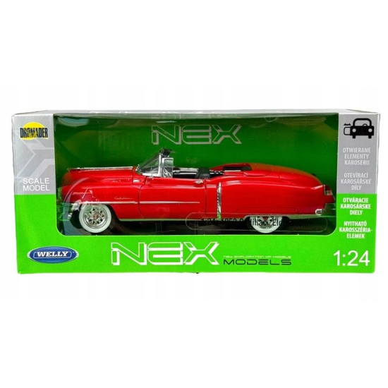 Oryginalne opakowanie modelu Cadillac Eldorado Welly 1:24