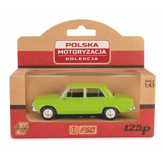 Polski Fiat 125p 1:43 – model kolekcjonerski PRL