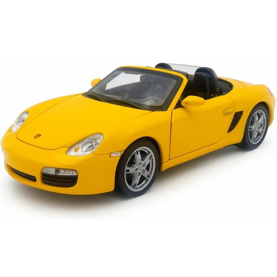 Porsche Boxster S 2012 model kolekcjonerski żółty