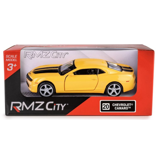 Model Chevrolet Camaro żółty 1:32 RMZ City metalowy
