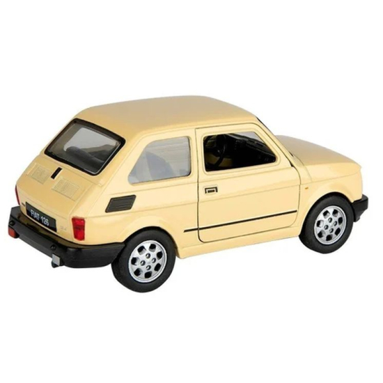 Model Fiat 126p PRL Welly 1:34 widok tył detal klasyczny maluch