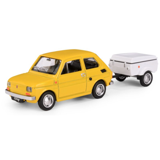 Maluch PRL z przyczepą kempingową Niewiadów miniatura