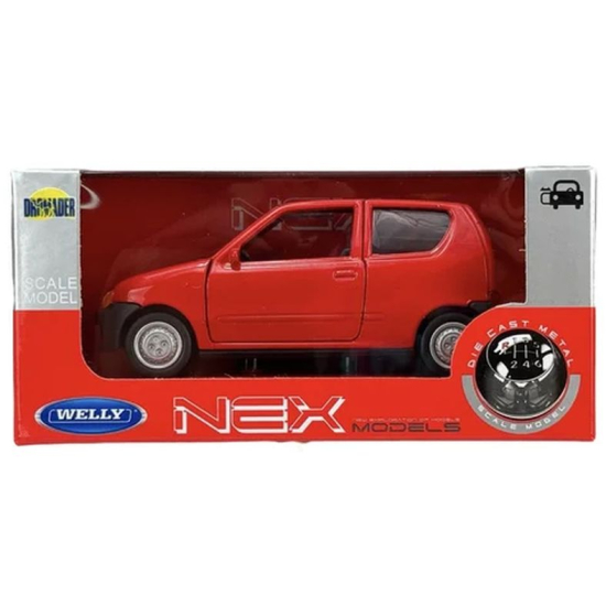 Model Fiat Seicento Welly czerwony w opakowaniu NEX Models