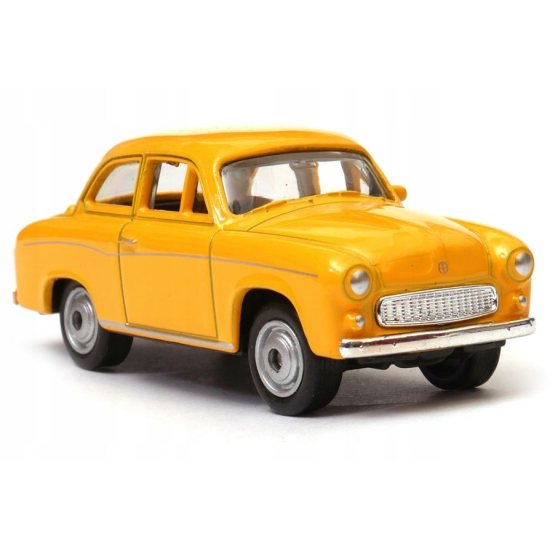 FSO Syrena 105 żółty model kolekcjonerski widok bok