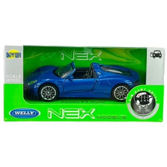 Metalowy model Porsche 918 Spyder Welly w opakowaniu NEX Models