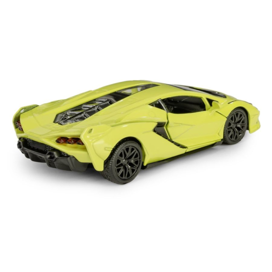Tył modelu Lamborghini Sián FKP 37 RMZ City z widocznym sportowym dyfuzorem i lampami LED