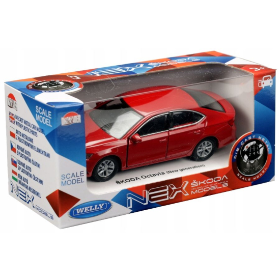 model skoda octavia welly 1:34 metalowy die cast