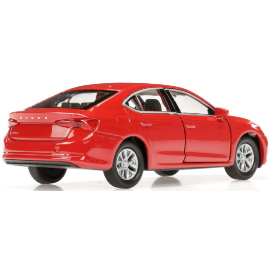 metalowy model skoda octavia z otwieranymi drzwiami