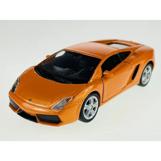 Miniatura Lamborghini Gallardo LP560-4 Welly pomarańczowa widok z przodu