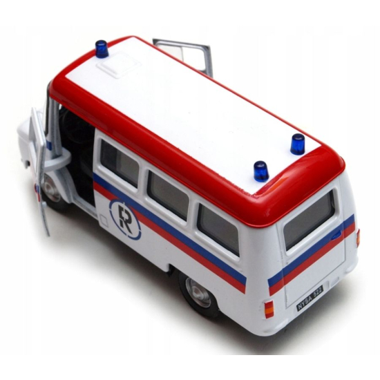 Zabawkowy model NYSA 522 Ambulans Pogotowie Ratunkowe z otwieranymi przednimi drzwiami