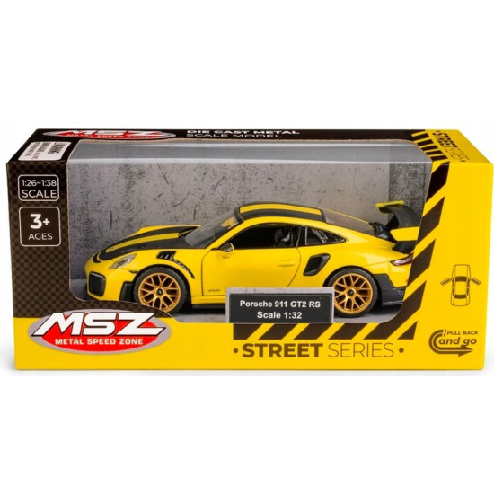 model Porsche 911 metalowy pull back Street Series